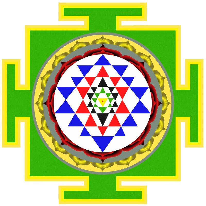 Sri Yantra sacred geometry