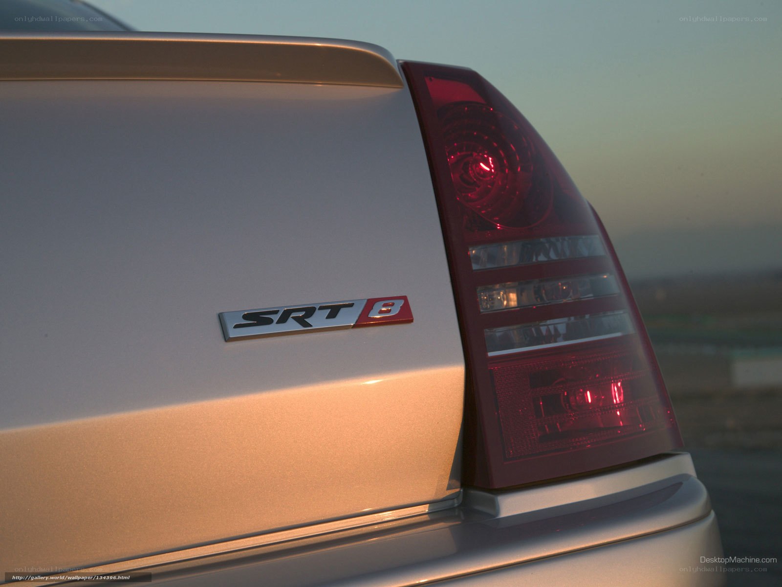 SRT 8 badge on car
