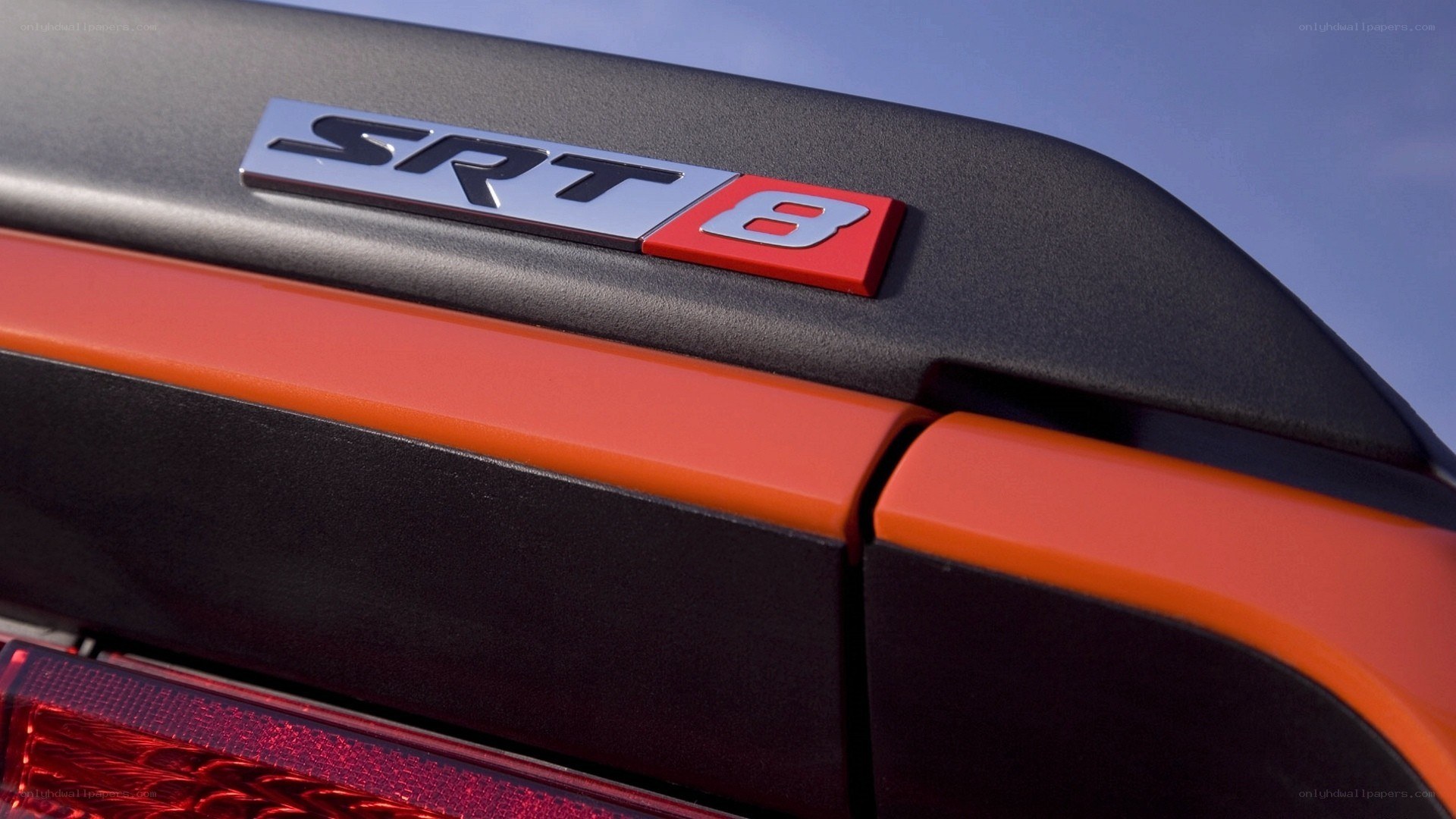 SRT-8 badge on car