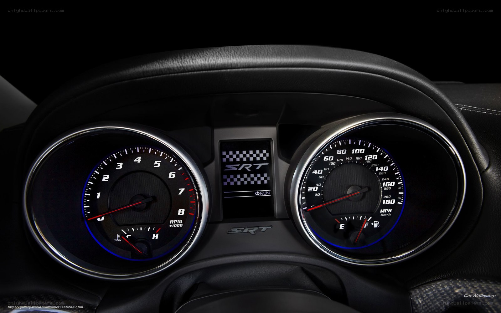 SRT dashboard instrument cluster