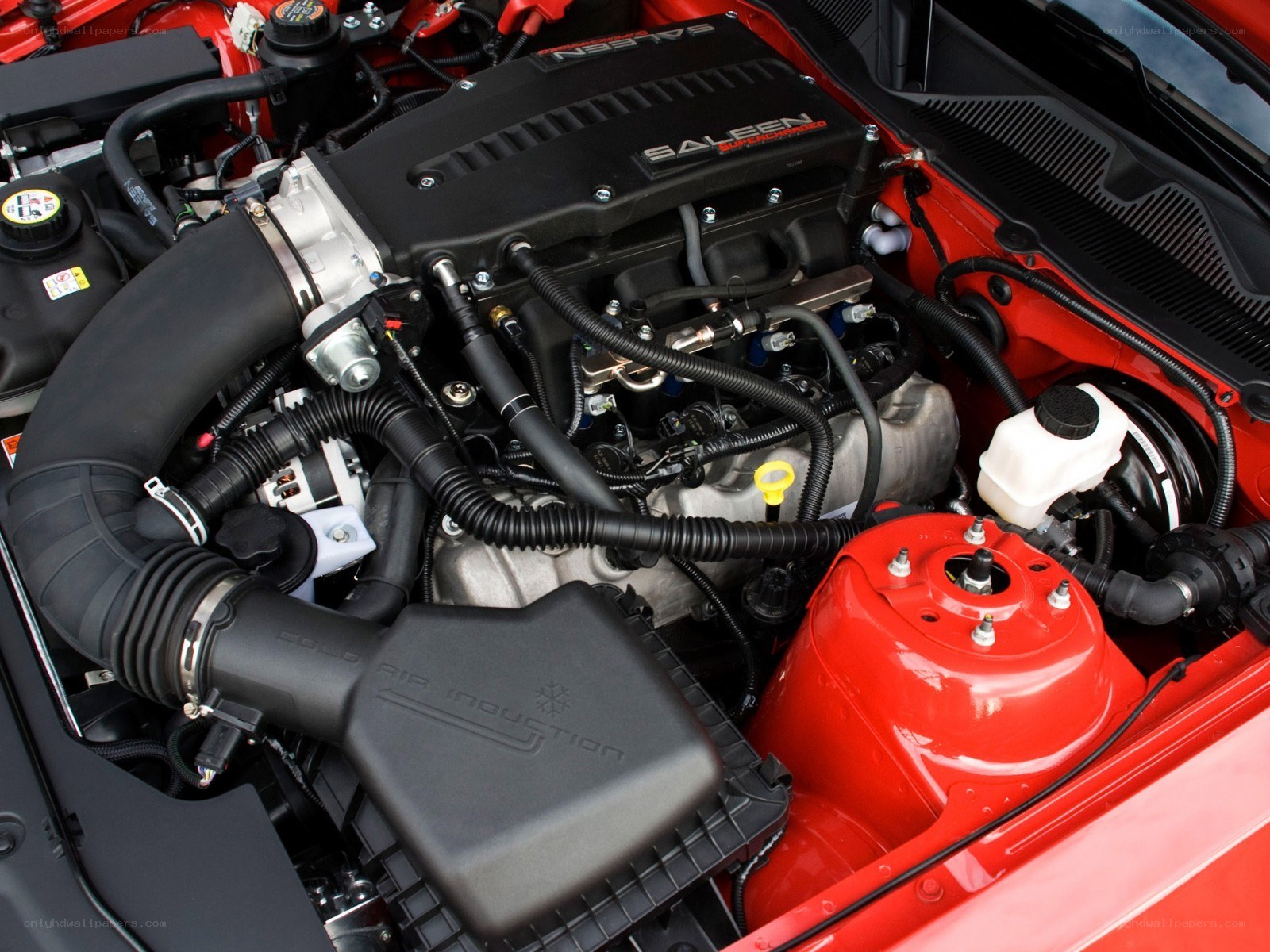 SRT engine bay close-up