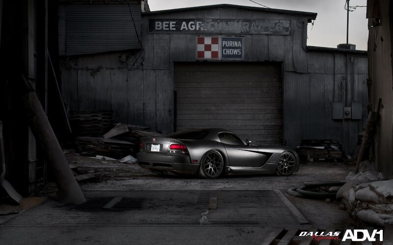 SRT Viper in industrial setting