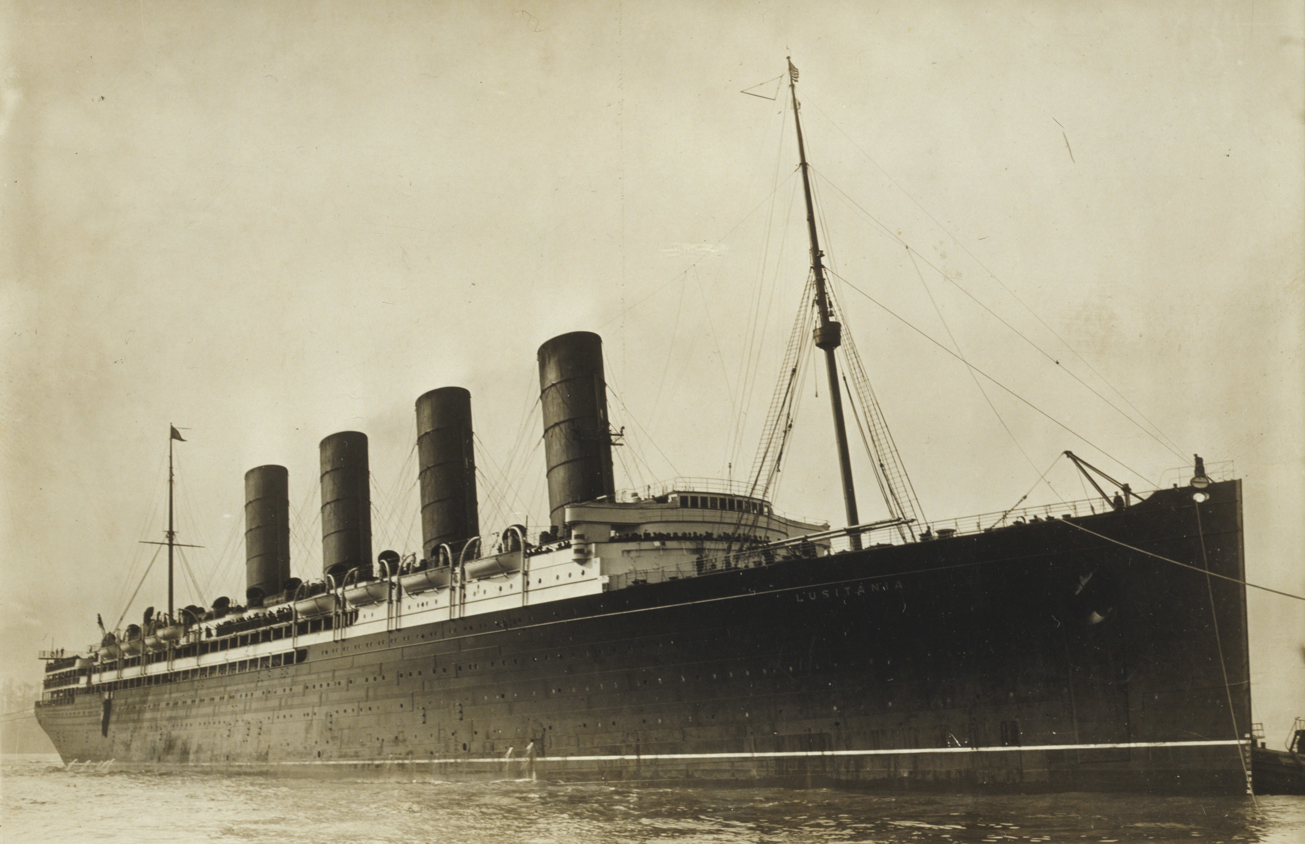 SS Lusitania ocean liner