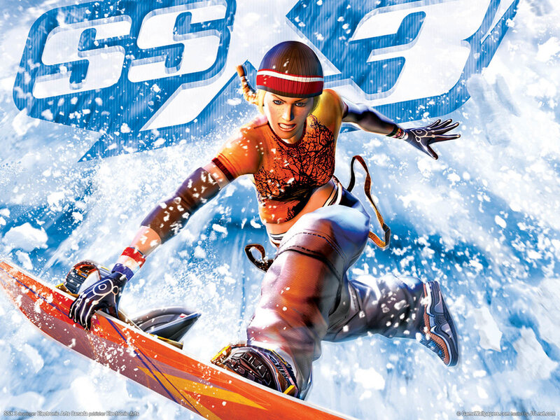 SSX 3 snowboarding action