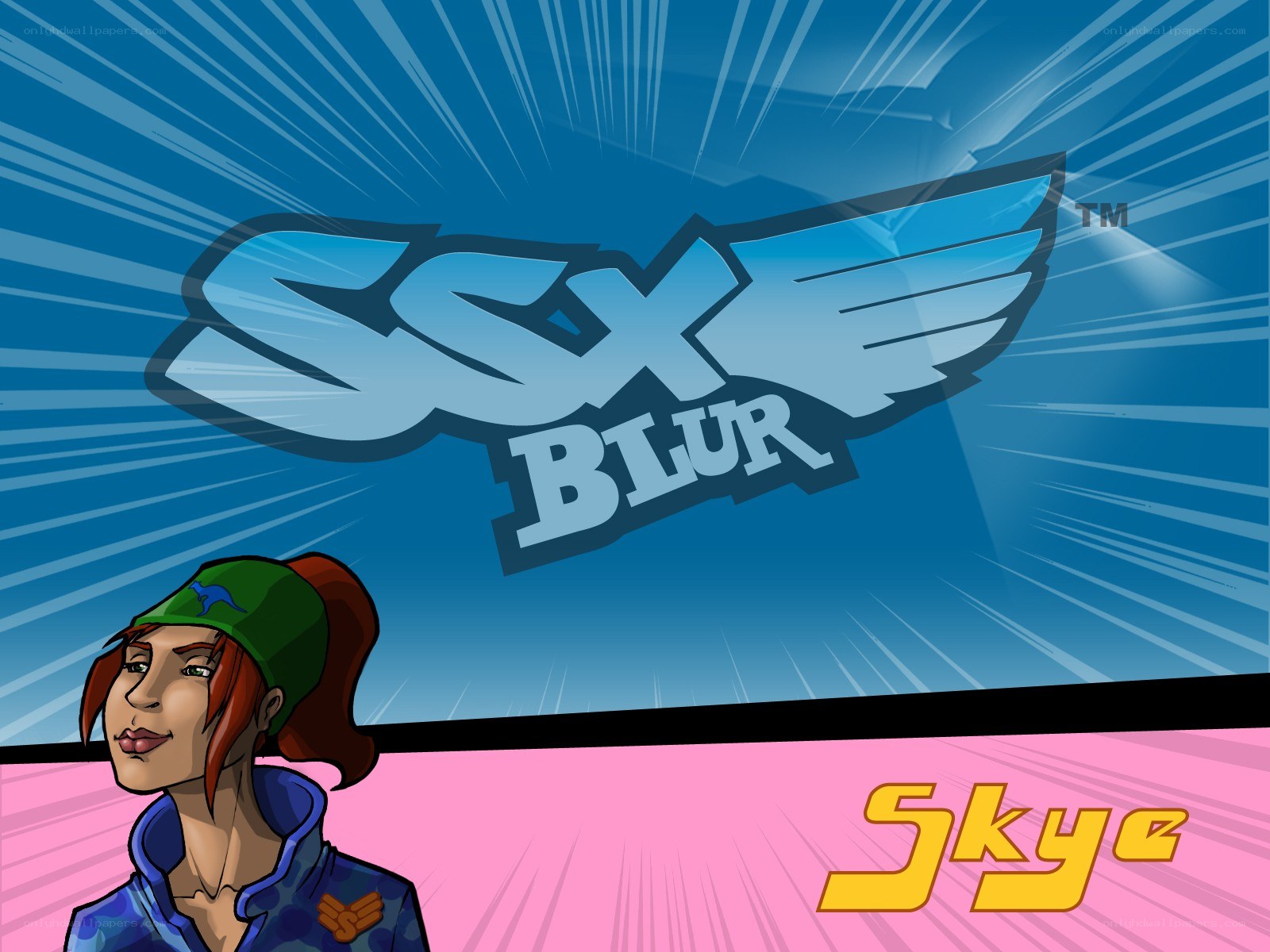 SSX Blur character art