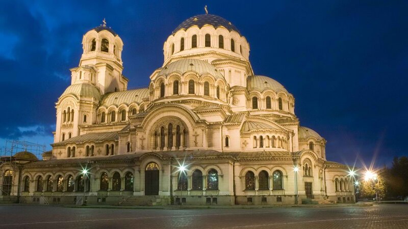 St. Alexander Nevsky Cathedral — Blue, Dramatic