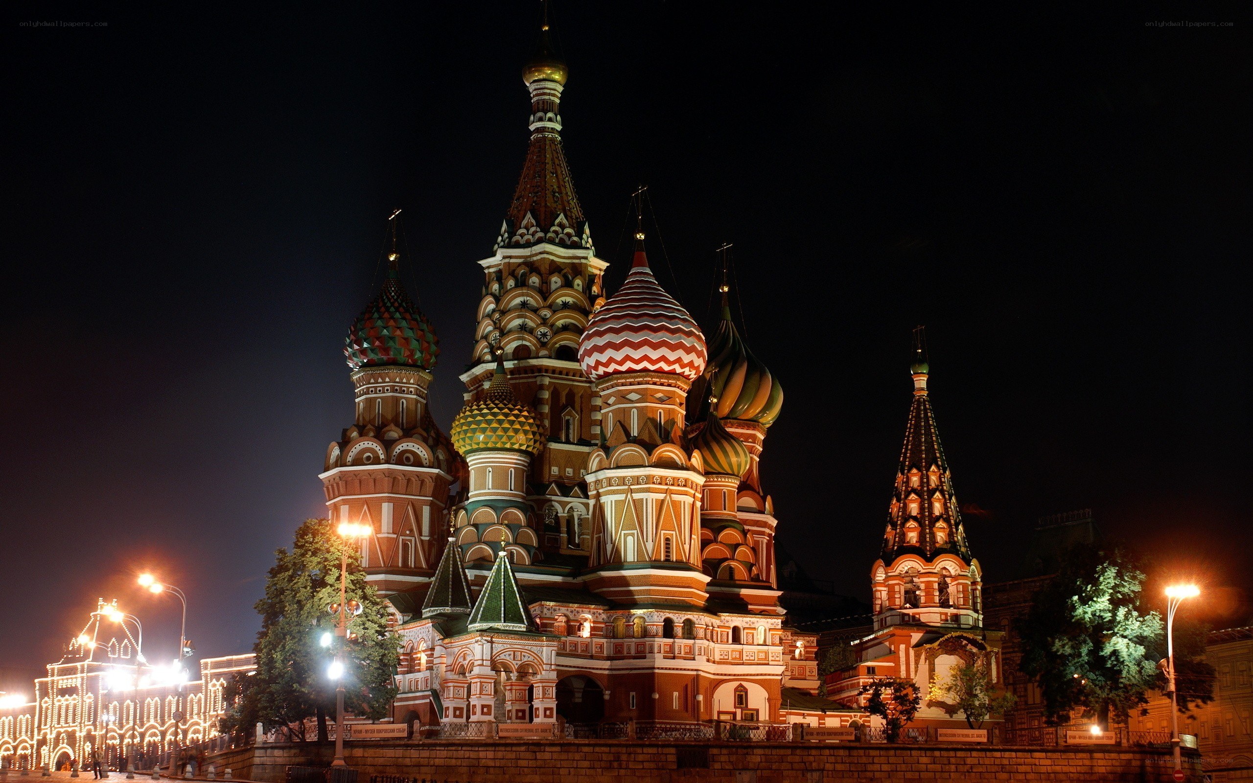 St. Basil's Cathedral at night