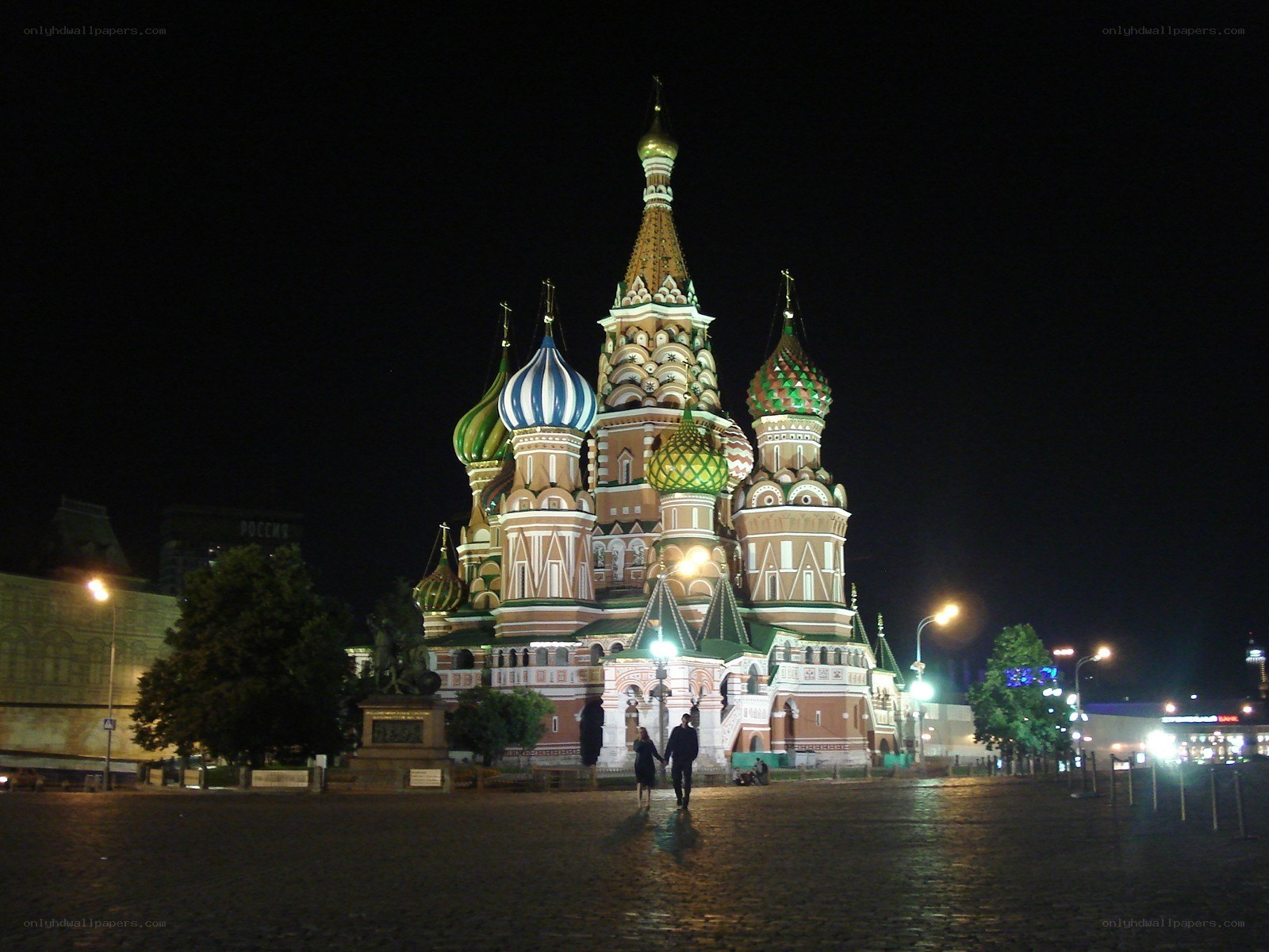 St. Basil's Cathedral at night