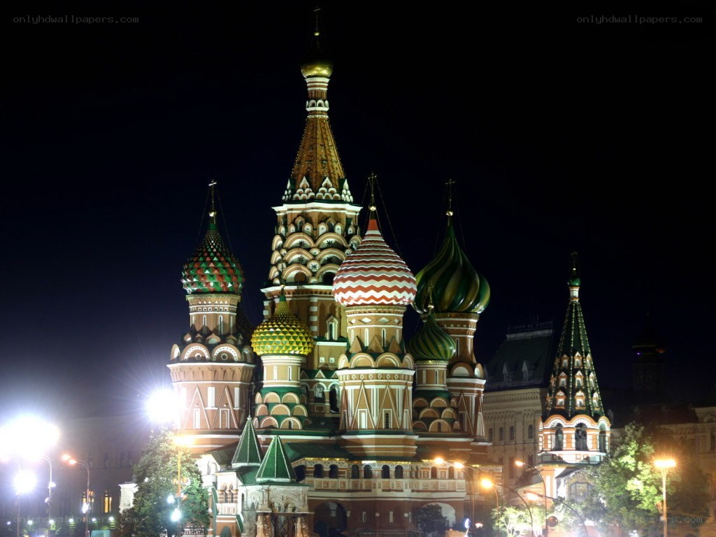 St. Basil's Cathedral at night