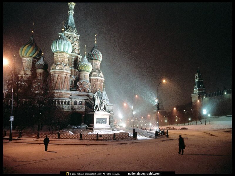 St. Basil's Cathedral at night