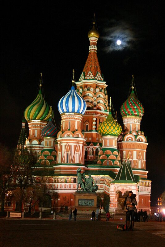 St. Basil's Cathedral at night