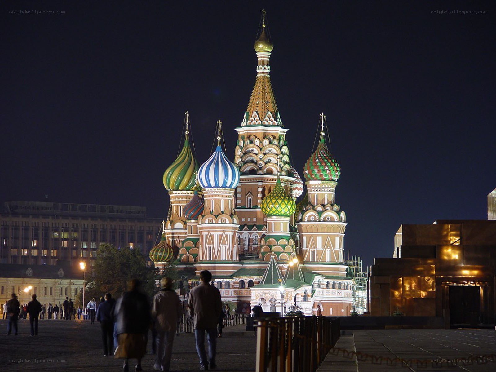 St. Basil's Cathedral at night
