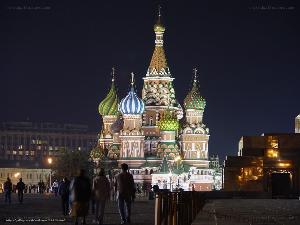 St. Basil's Cathedral at night