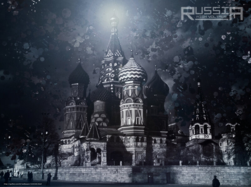 St. Basil's Cathedral — Black, Dark
