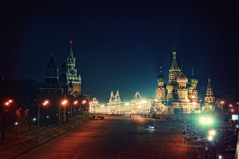 St. Basil's Cathedral — Dark Blue