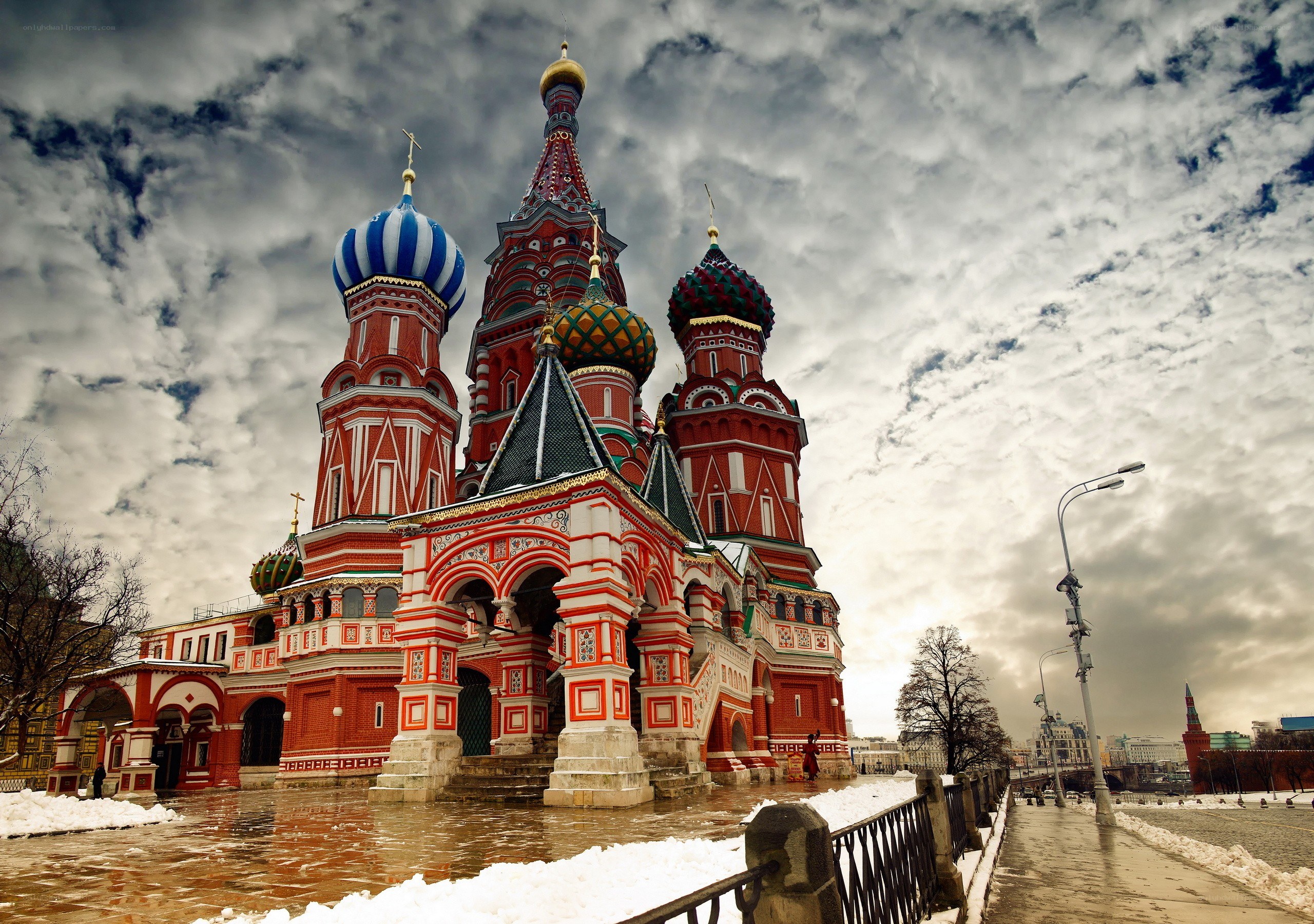 St. Basil's Cathedral in winter