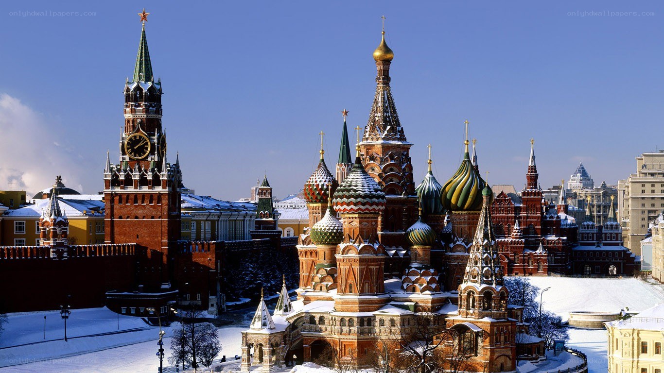 St. Basil's Cathedral in winter
