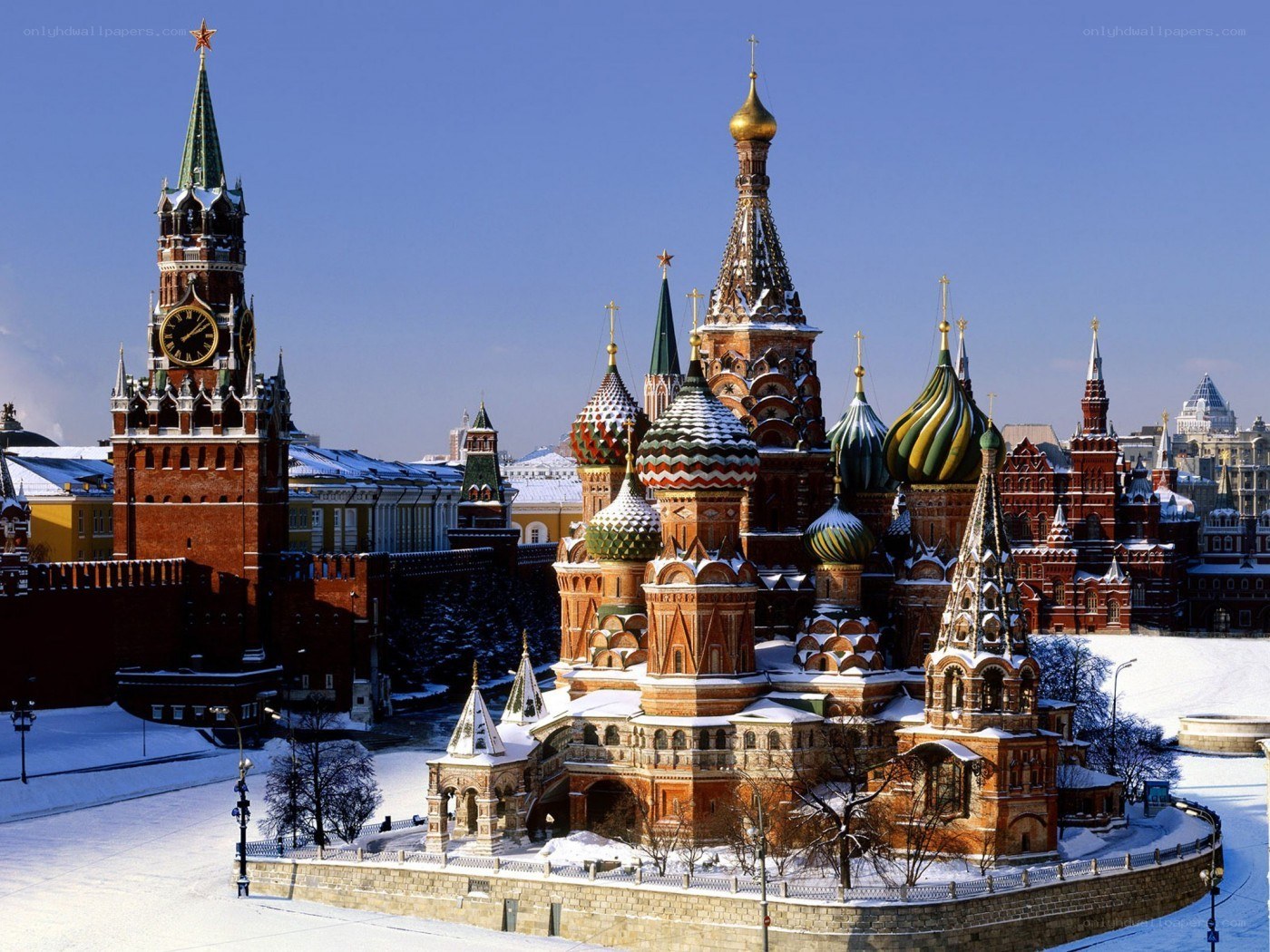 St. Basil's Cathedral in winter