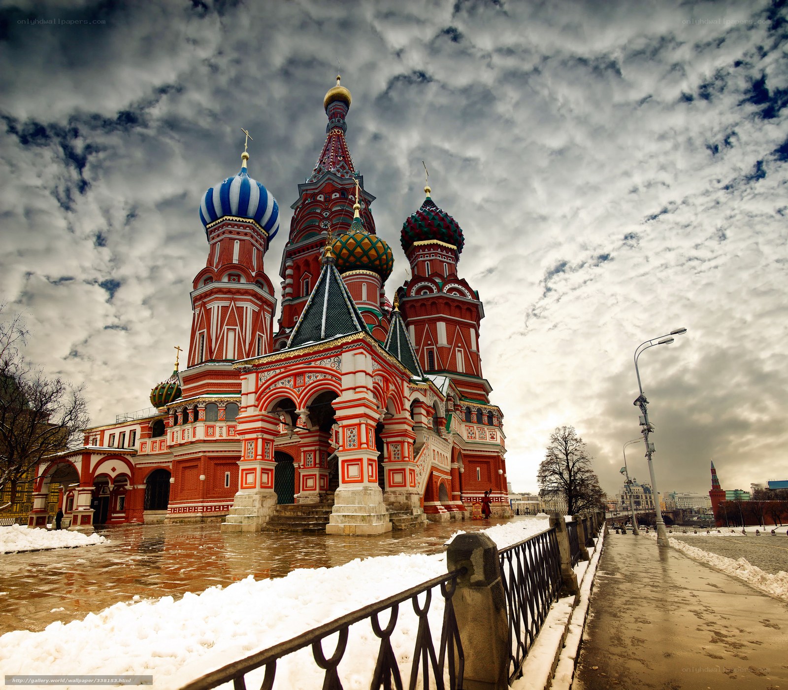 St. Basil's Cathedral in winter