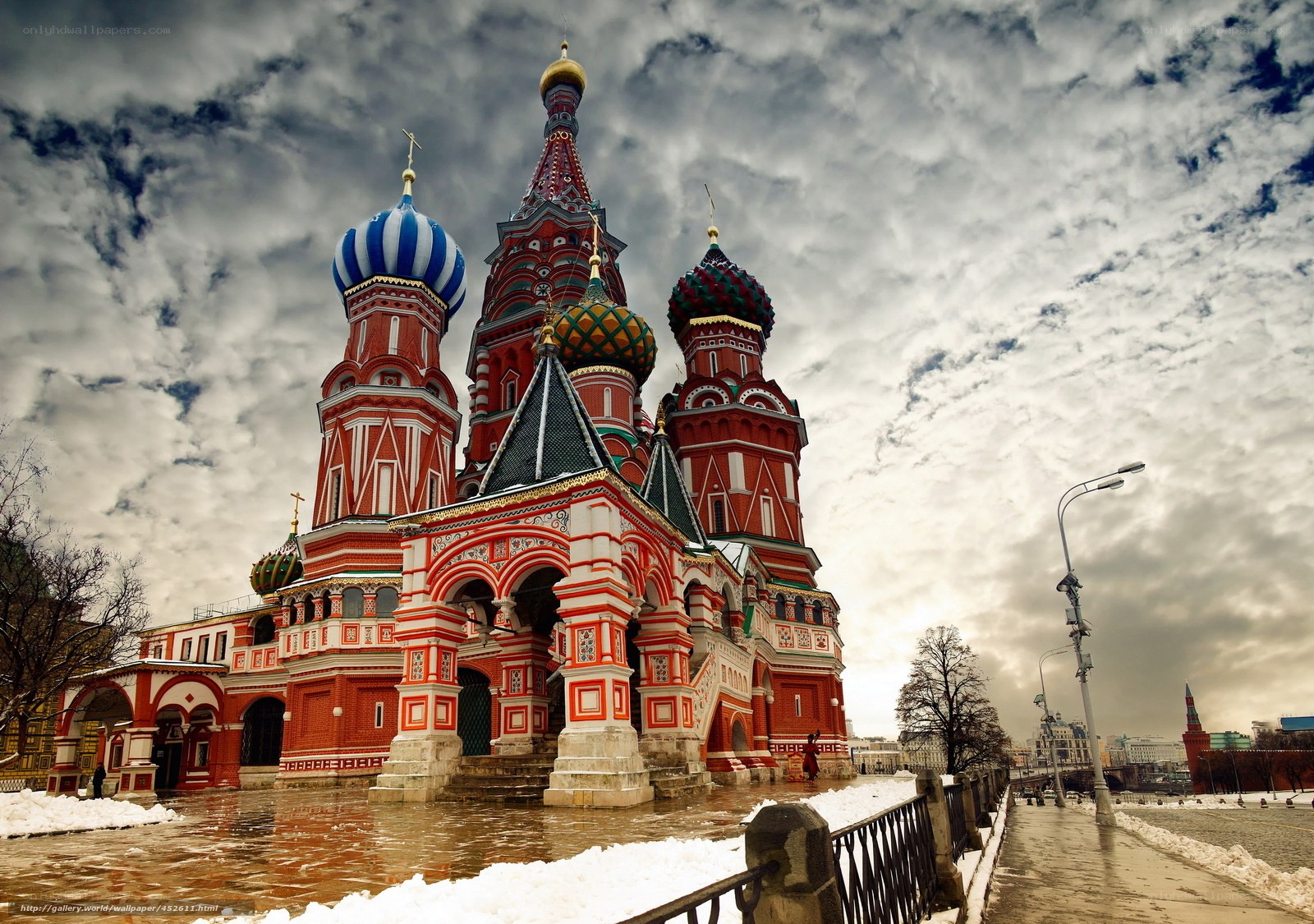 St. Basil's Cathedral in winter