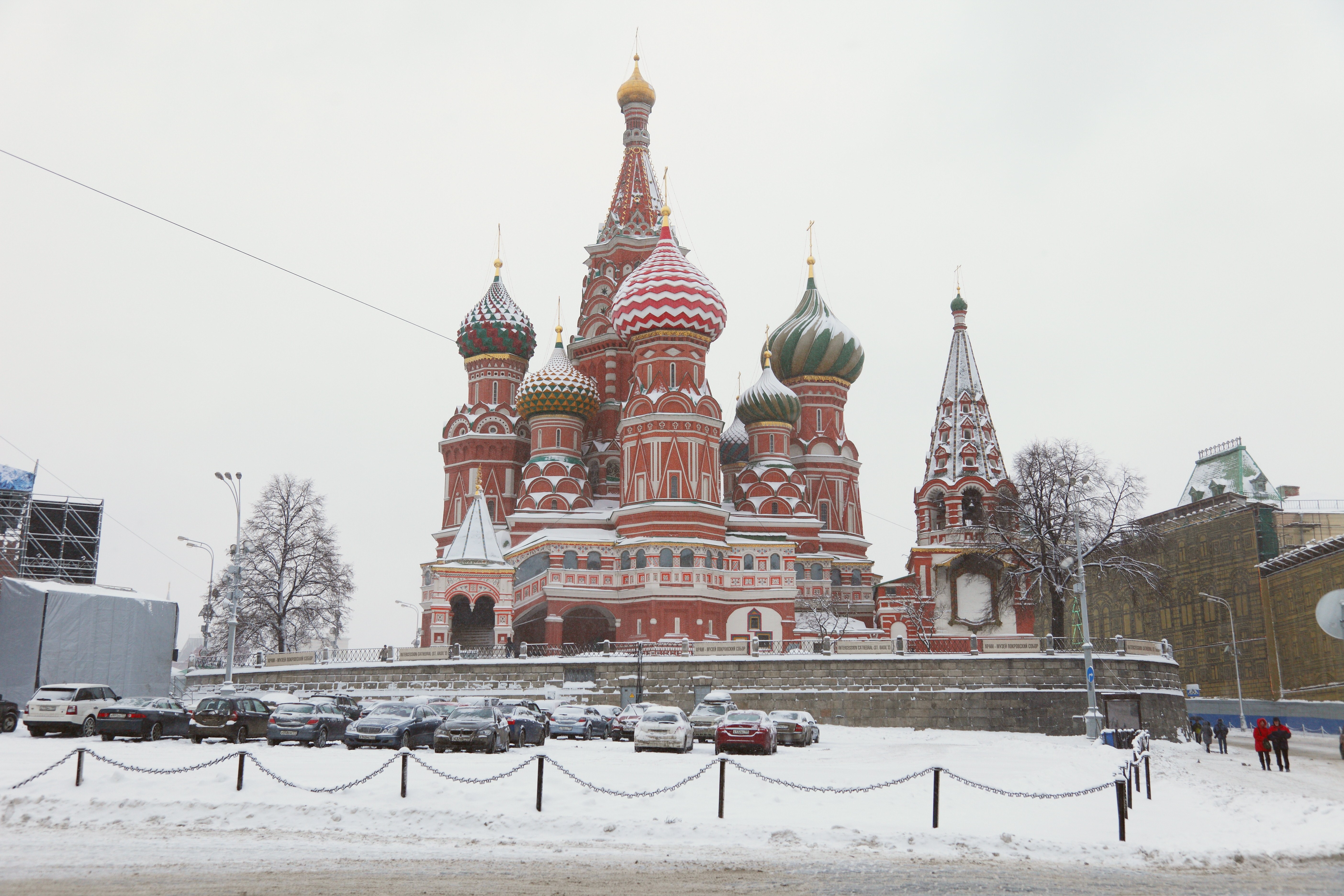 St. Basil's Cathedral in winter
