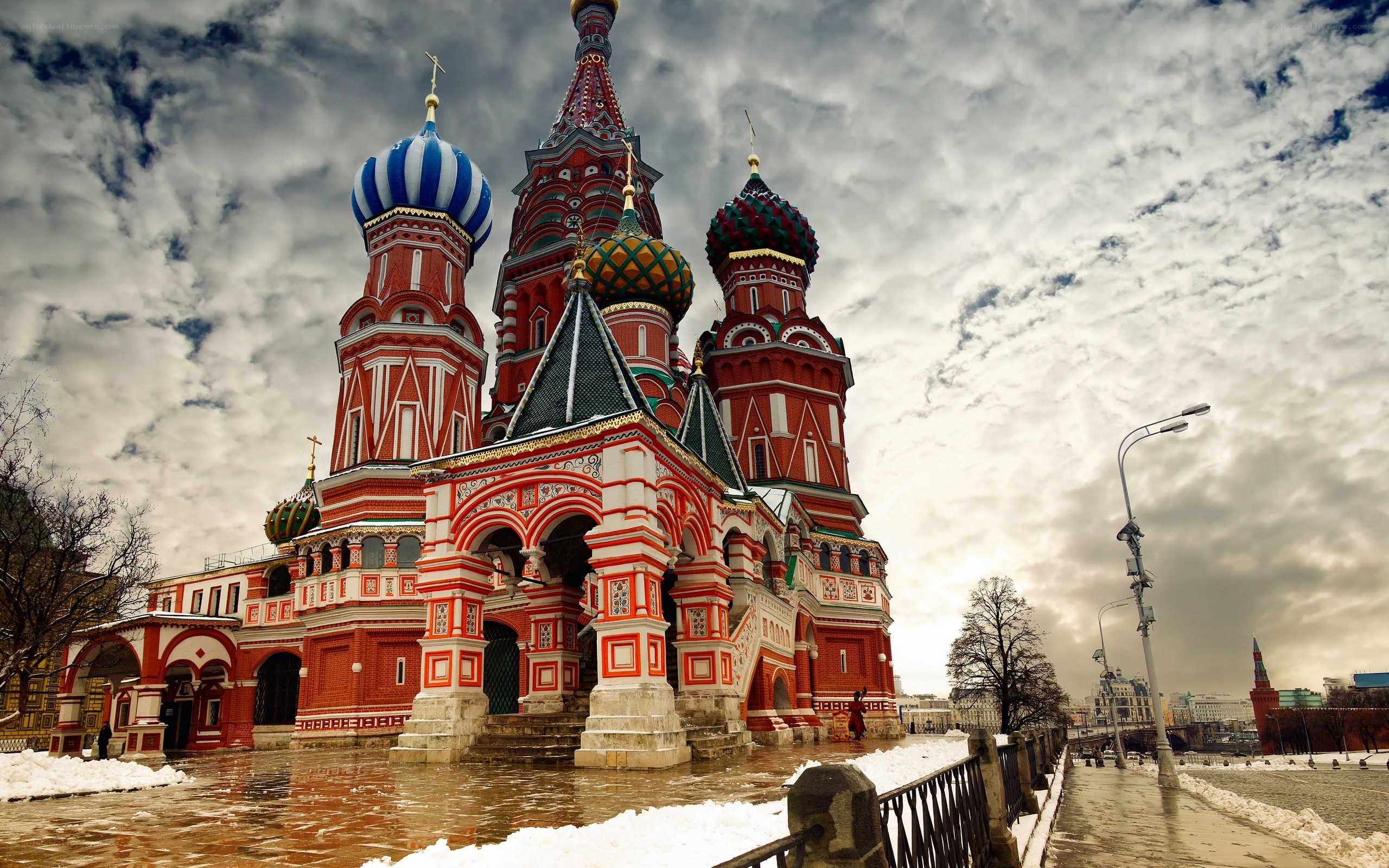 St. Basil's Cathedral in winter