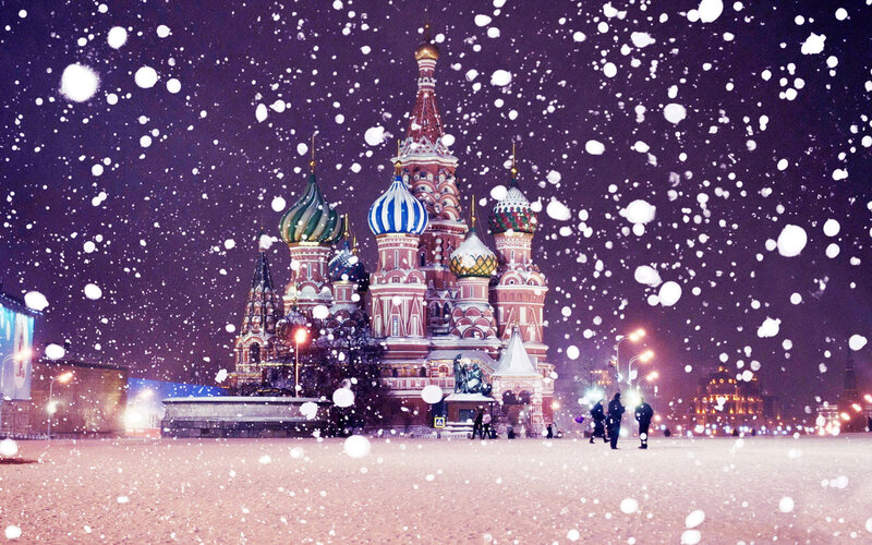 St. Basil's Cathedral — Purple, Festive