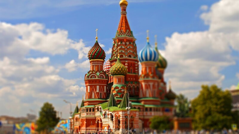 St. Basil's Cathedral — Red, Bright, Afternoon, Photograph, Dome