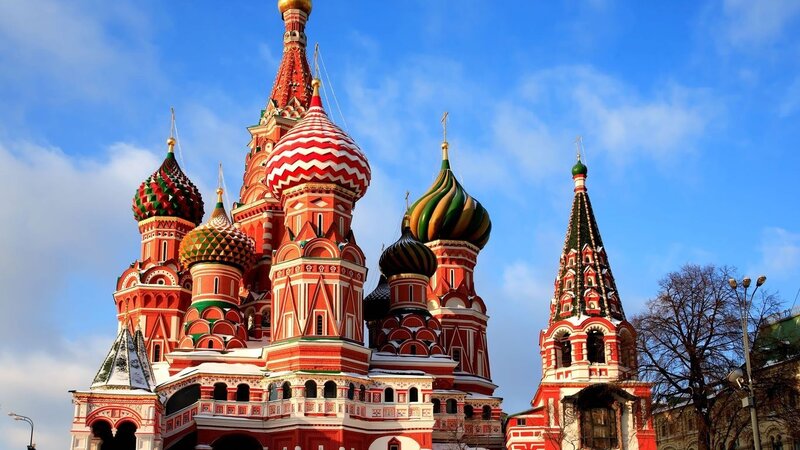 St. Basil's Cathedral — Red, Bright, Afternoon, Photograph