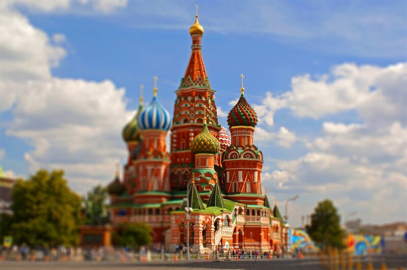 St. Basil's Cathedral — Red, Bright