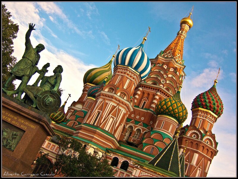 St. Basil's Cathedral — Red, Dramatic, Afternoon, Photograph