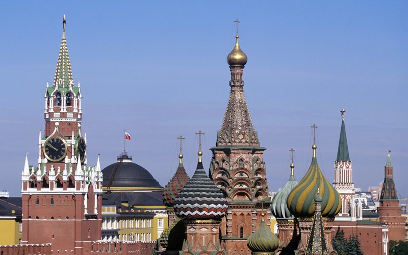 St. Basil's Cathedral — Red, Serene, Afternoon, Photograph