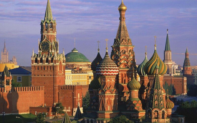 St. Basil's Cathedral — Red, Serene, Sunset