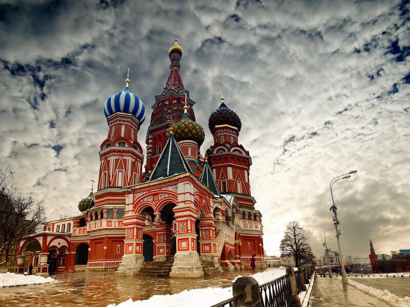 St. Basil's Cathedral — Snow