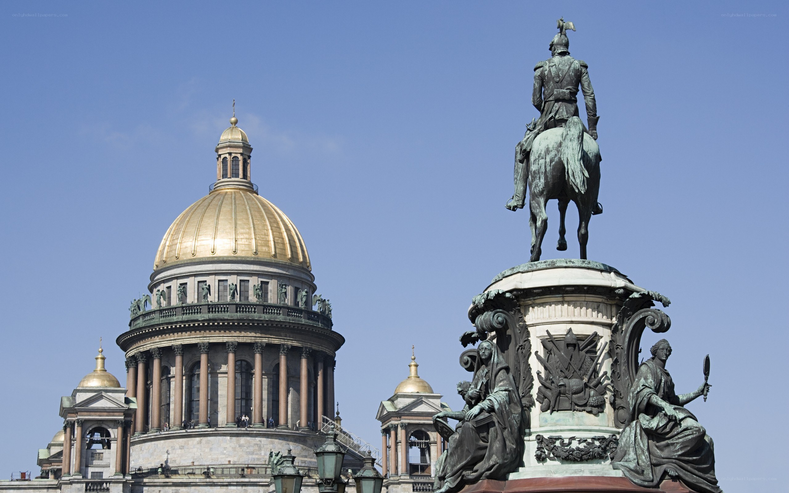 St. Isaac's Cathedral and equestrian statue