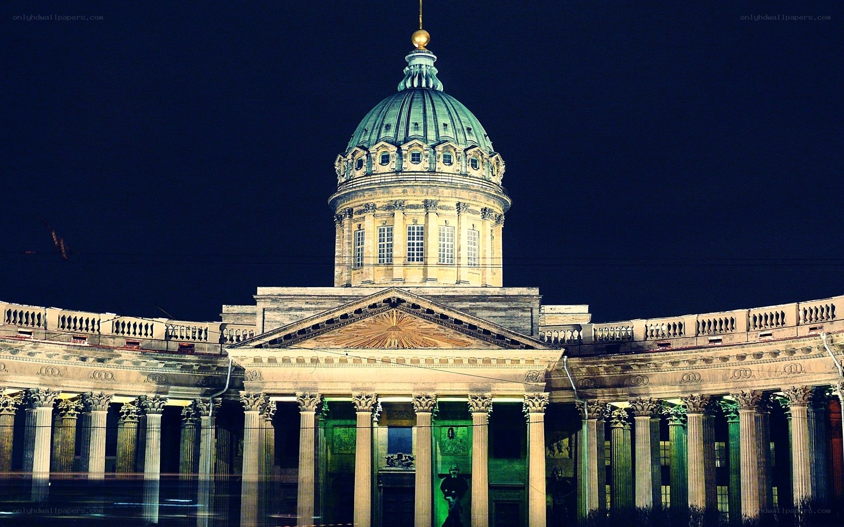 St. Isaac's Cathedral at night