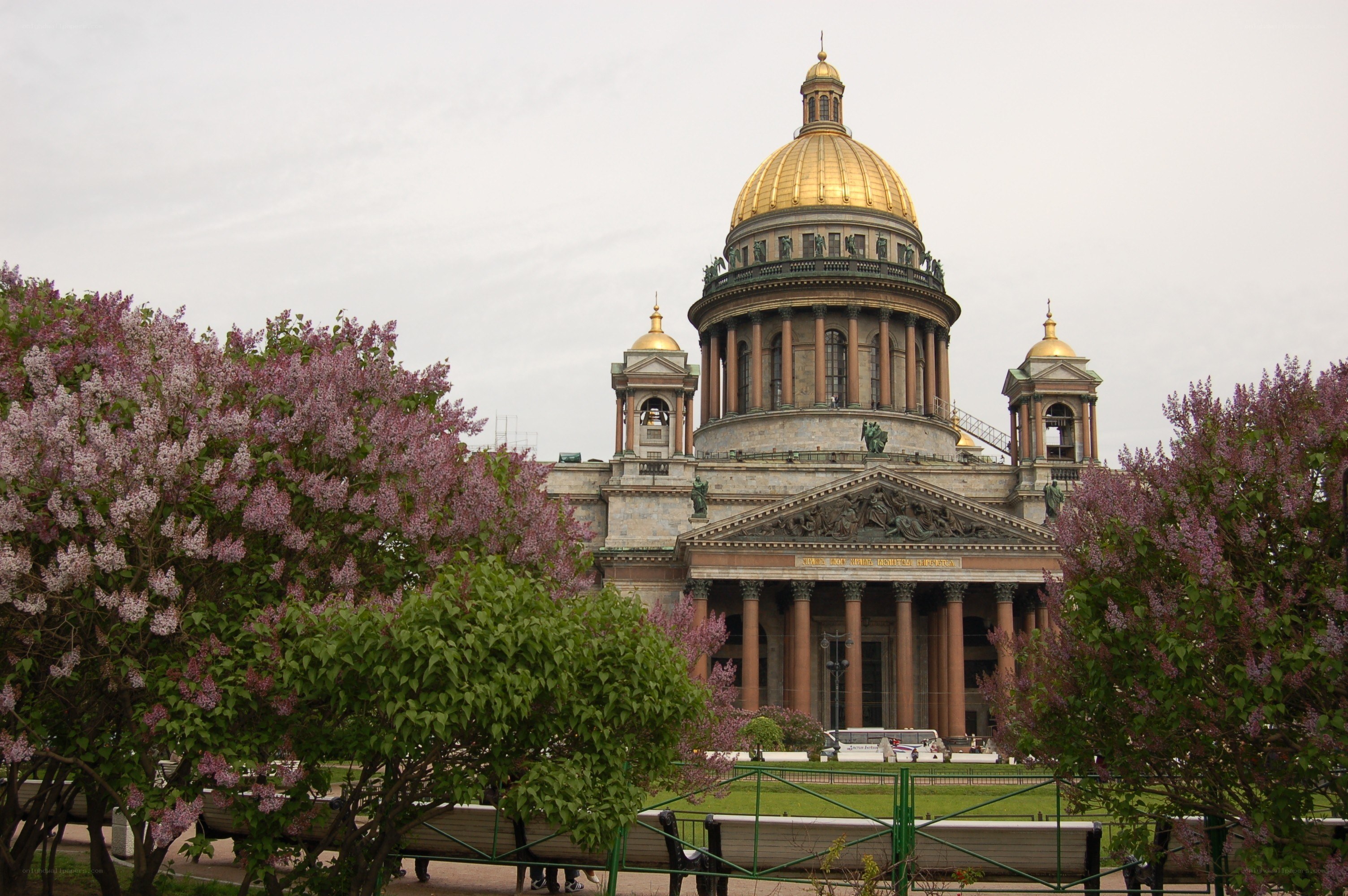 St. Isaac's Cathedral in spring