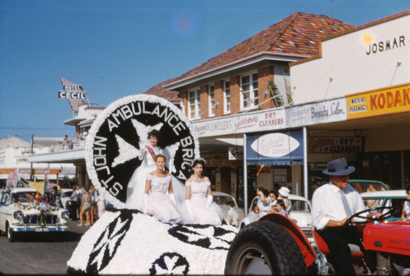 St John Ambulance float in parade