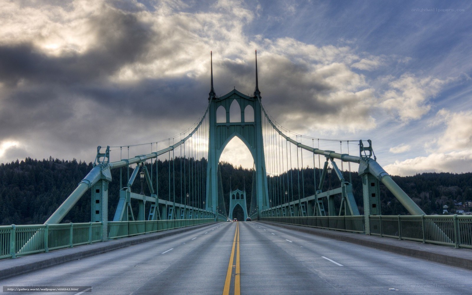 St. Johns Bridge at dusk