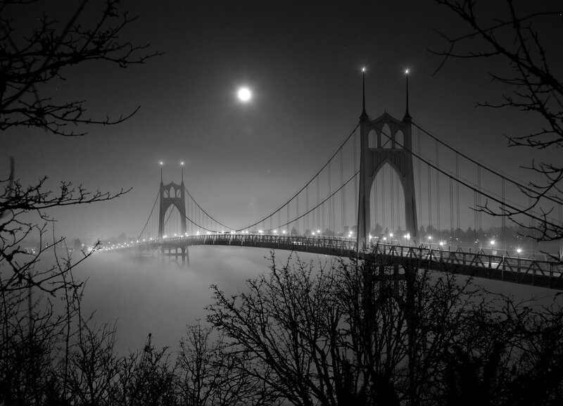 St. Johns Bridge at Night