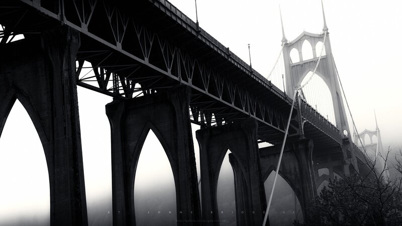 St Johns Bridge — Black