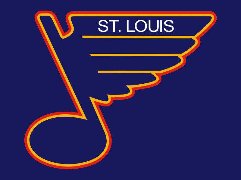 St. Louis Blues Logo — Blue, Bold, Vector Art
