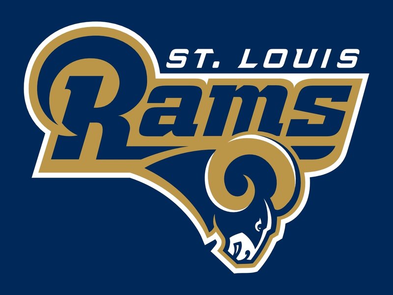 St. Louis Rams Logo — Blue