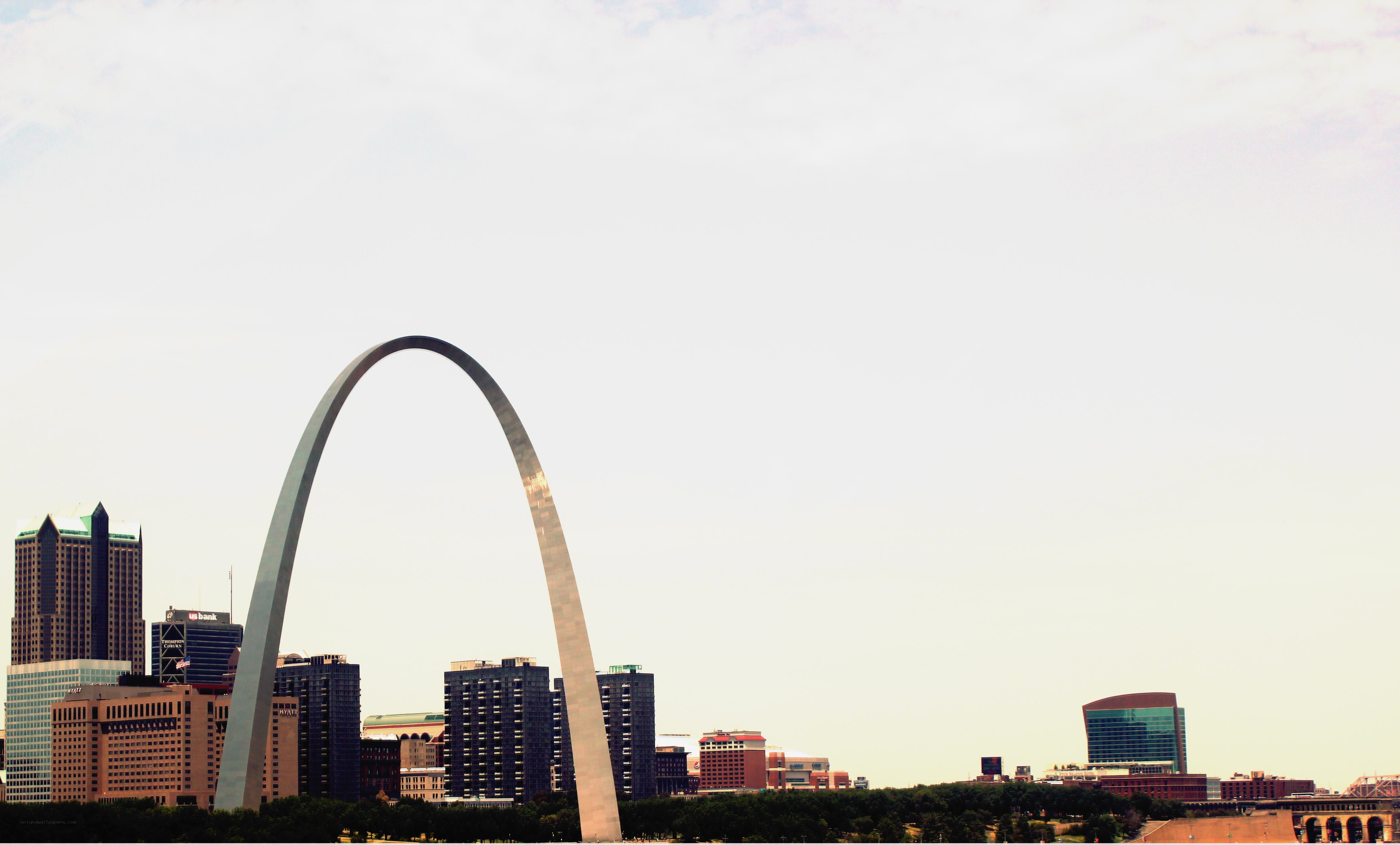 St. Louis skyline with Gateway Arch
