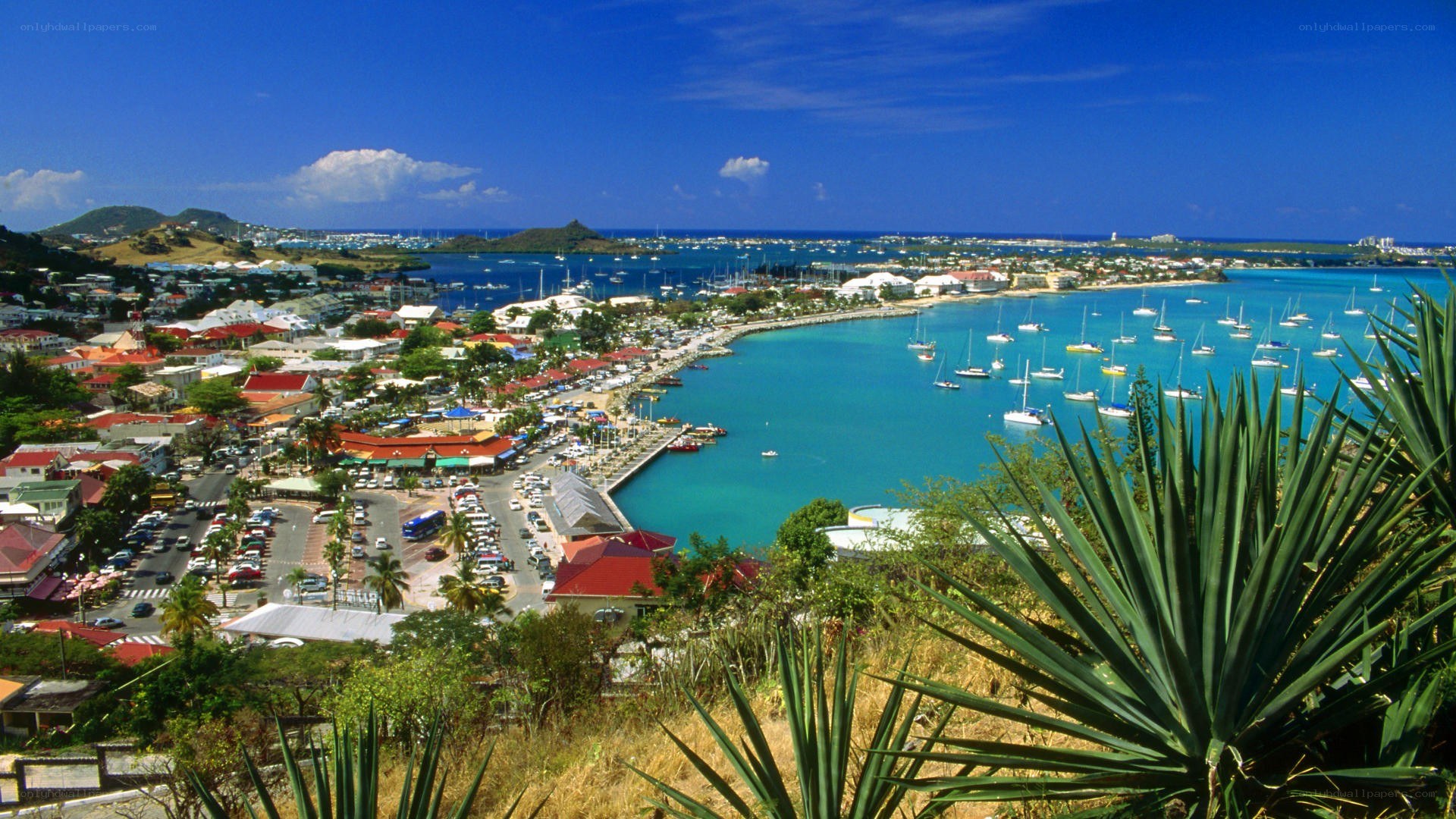 St. Maarten harbor view