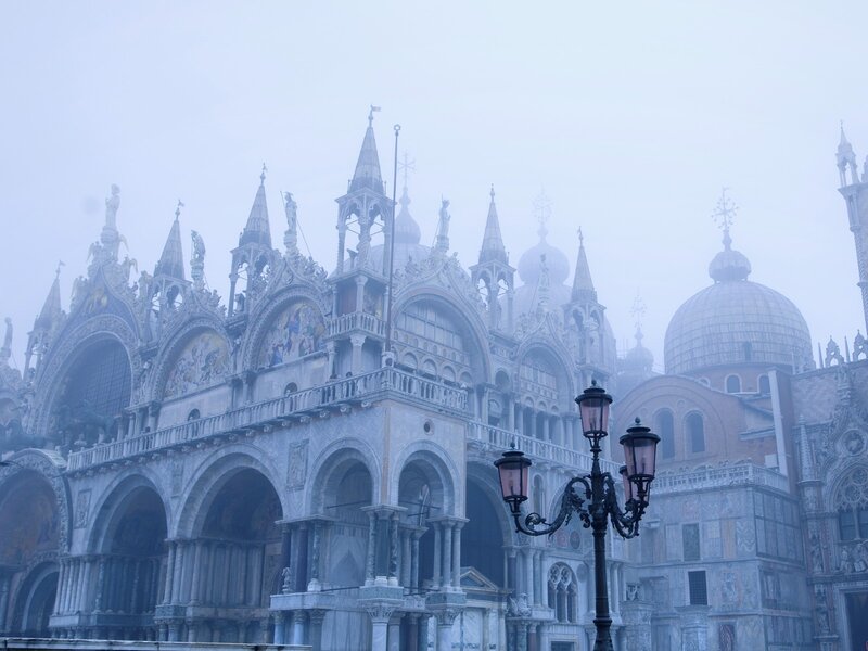 St Mark's Basilica — Gray
