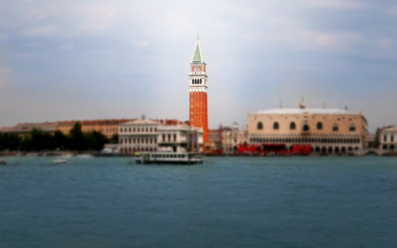 St Mark's Campanile — Blue