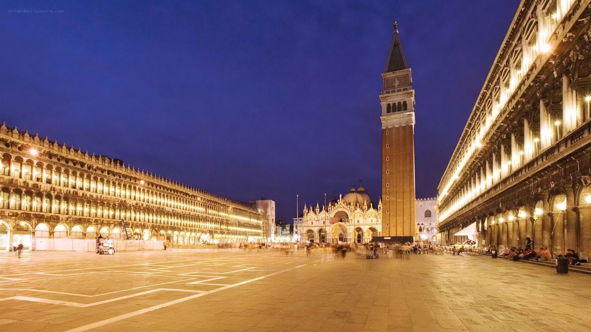 St. Mark's Square at dusk