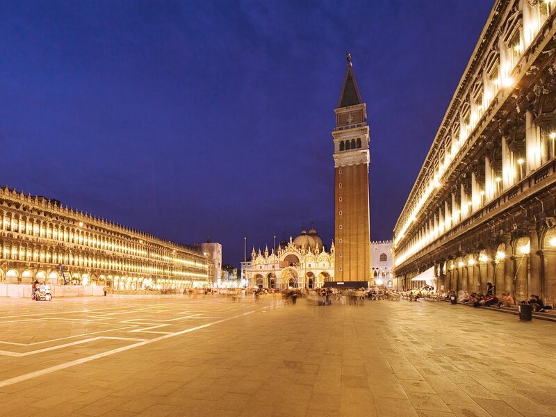 St Mark's Square at Night — Blue