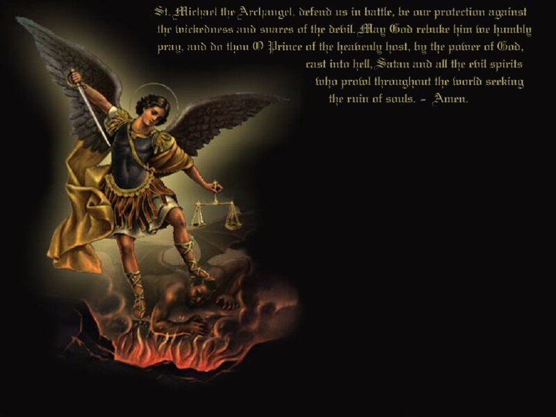 St Michael Defeating Satan